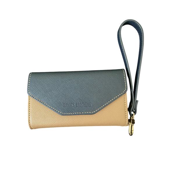 NWT Brooks Brothers Leather Wallet - Picture 1 of 2